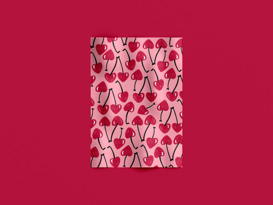 Cherry Hearts Pattern
