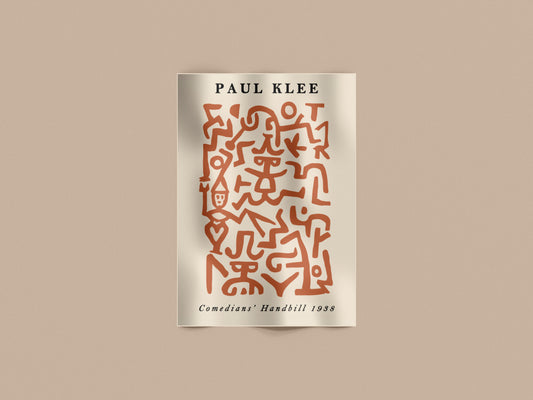 Comedians’ Handbill – Paul Klee