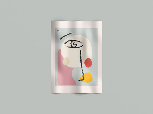 Volto Astratto Pastello –  Picasso